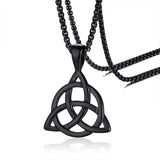 Amazing Stainless Steel Triquetra Necklace