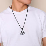 Amazing Stainless Steel Triquetra Necklace