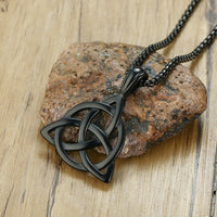 Amazing Stainless Steel Triquetra Necklace