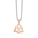 Amazing Stainless Steel Triquetra Necklace