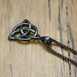 Amazing Stainless Steel Triquetra Necklace