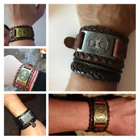 Leather Yggdrasil (Tree of Life) Wristband