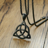 Amazing Stainless Steel Triquetra Necklace