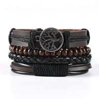 Braided Leather/Rope Bracelet