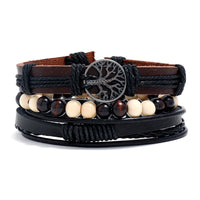 Braided Leather/Rope Bracelet