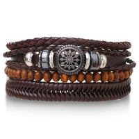 Braided Leather/Rope Bracelet