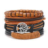 Braided Leather/Rope Bracelet