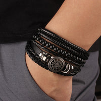 Braided Leather/Rope Bracelet