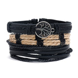 Braided Leather/Rope Bracelet