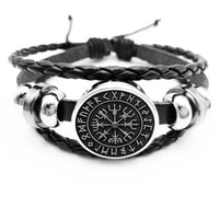 Unique Runes-Vegvisir (Viking Compass) Bracelet