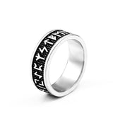 Stainless Steel Viking Runes Ring