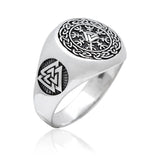 Aegishjalmur (Helm of Awe)/ Valknut Ring