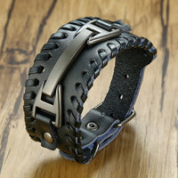 Bold Leather Wristband