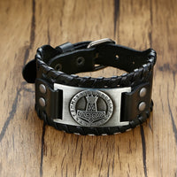 Bold Leather Wristband