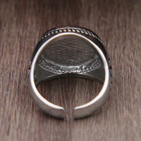 Stainless Steel Yggdrasil (Tree of Life)/Symbol Ring